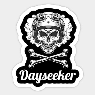 Dayseeker / Vintage Skull Style Sticker